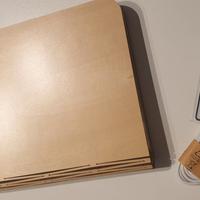 Lampada libro Led in legno