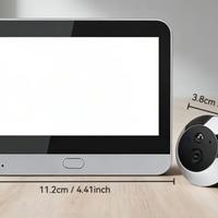 Occhio magico con monitor a colori per porte .