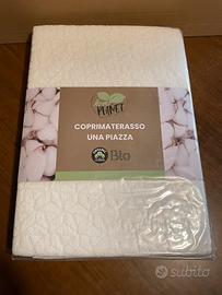 Copri materasso una piazza bio