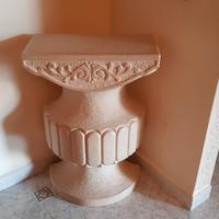 Base in pietra per tavolo