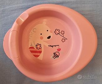 piatto pappa calda Chicco rosa
