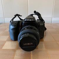 Minolta reflex dynas 500 si con due obbiettivi