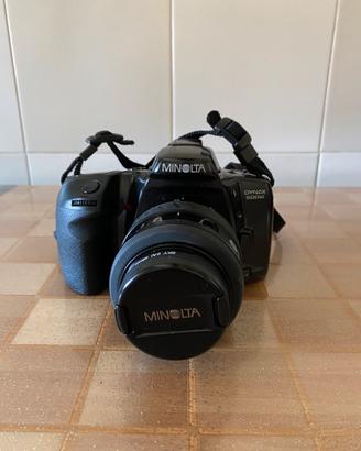 Minolta reflex dynas 500 si con due obbiettivi