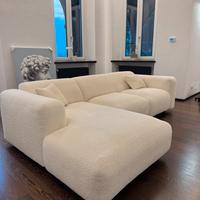 Divano bouclé 3/4 posti