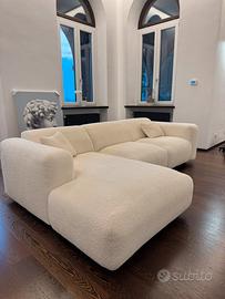 Divano bouclé 3/4 posti