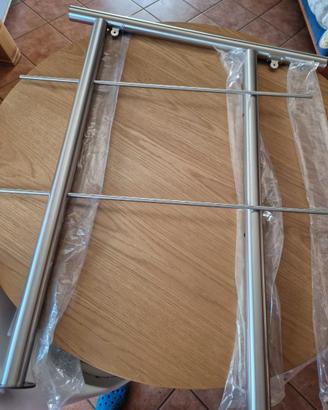 Balaustra scala interna acciaio Inox 80cm