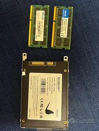 SSD e Ram DDR3