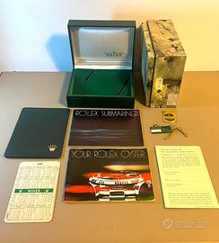 Rolex Submariner 5513 vintage 1982 full set
