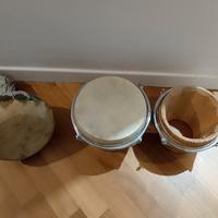 Bongo, tamburo, percussioni a mano