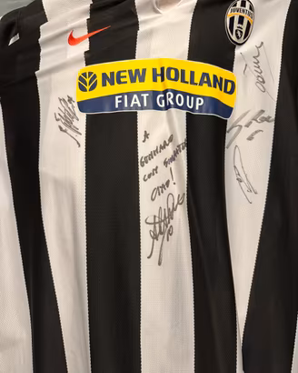 Maglietta juventus autografo di del piero