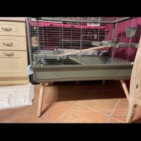 Gabbia coniglio due piani