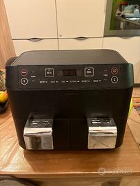 Friggitrice ad aria doppio cassetto