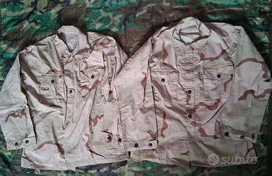 Lotto 2 giacche mimetiche desert NATO taglia M
