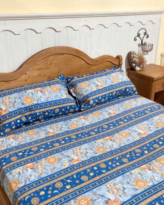 letto tabià con comodino abete