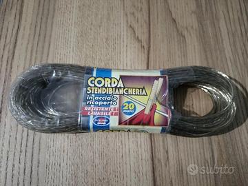 Corda stendibiancheria 20 metri, nuova!