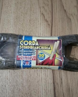 Corda stendibiancheria 20 metri, nuova!