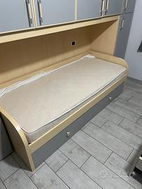 doppio letto singolo a scomparsa