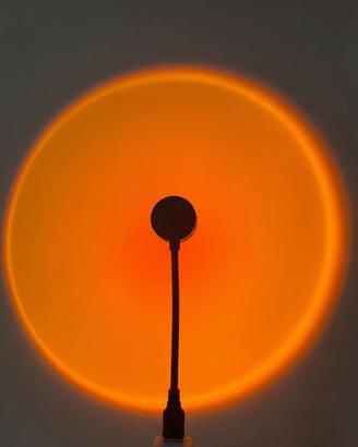 Sunset lamp USB arancione