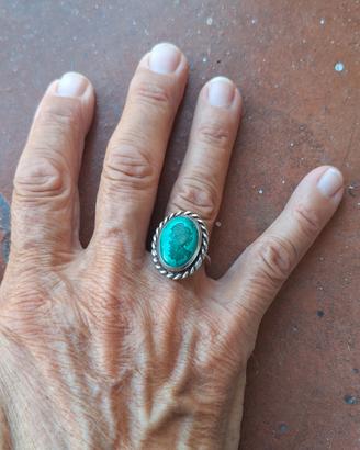 anello in argento vintage 