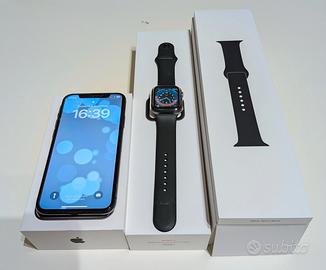 iPhone X 256GB + Apple Watch  4 (GPS + Cellular)