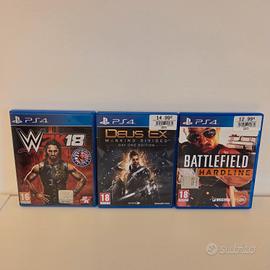 3 giochi per PS4