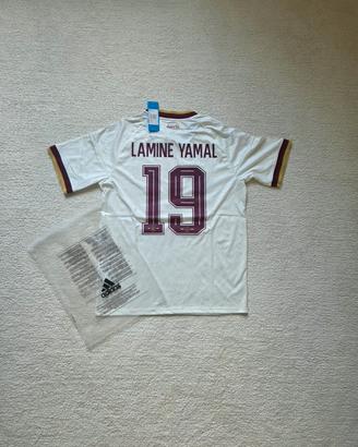 Spain Lamine Yamal #19 Away Jersey - BNWT - Size M