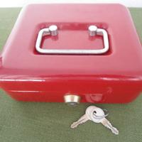 Cassetta sicurezza porta valori denaro (2 chiavi)