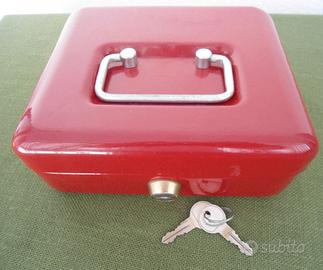 Cassetta sicurezza porta valori denaro (2 chiavi)