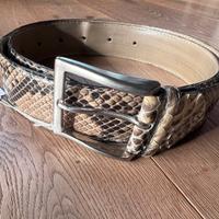 Cintura vera pelle pitone