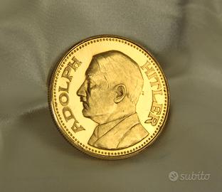Medaglia  in oro di Adolf Hitler