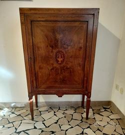 credenza/mobile bar  intarsiata Luigi XVI
