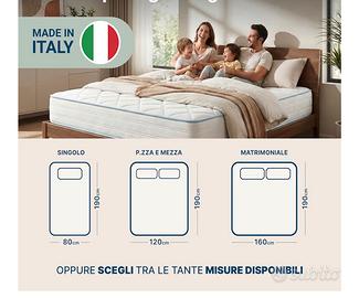 Materasso singolo 80 x 190