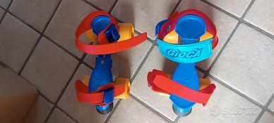 Pattini Gioca Jet Rosso Blue - 4 ruote, misura sca