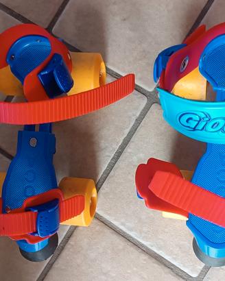 Pattini Gioca Jet Rosso Blue - 4 ruote, misura sca