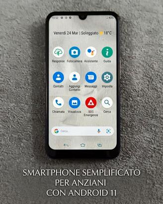 Smartphone Anziani Doro semplificato - Android 11