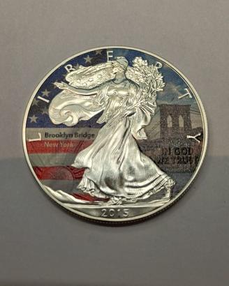 1 OZ  USA - Silver Eagle BROOKLYN BRIDGE