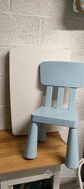 Tavolo e sedia bimbo 
