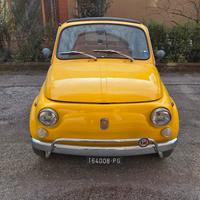 Fiat 500 L 1970 – Targa nera originale – A.S.I.