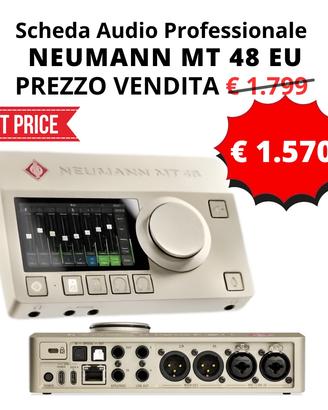 Scheda Audio Professionale Neumann MT48EU
