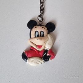 Ciondolo charm vintage anni '80 figura Topolino