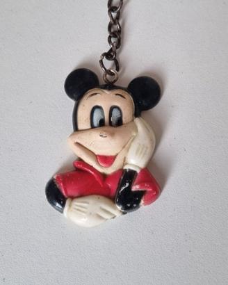 Ciondolo charm vintage anni '80 figura Topolino