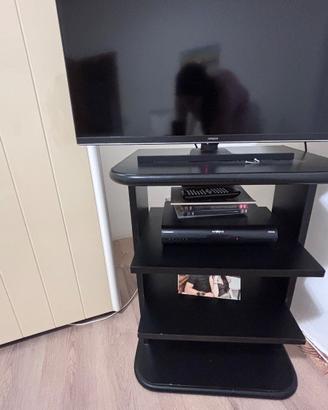 Porta tv nero