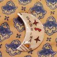 porta collana con il nome Sabrina 