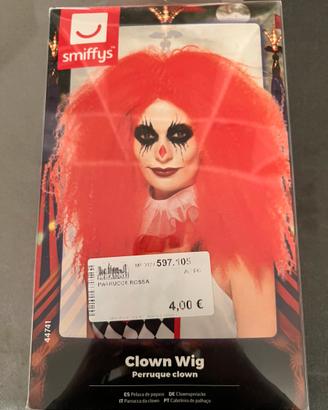 Parrucca Rossa da clown