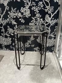 tavolino metallo e pexiglas 