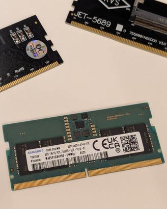 16gb (2x8gb) DDR5 5600 SO-DIMM Adapter second kit