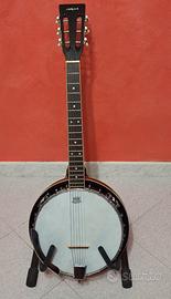  Banjo chitarra 6 corde Aria