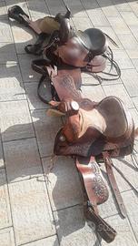 2 Selle cavallo monta americana