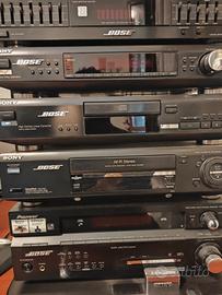 impianto stereo Sony casse bose 