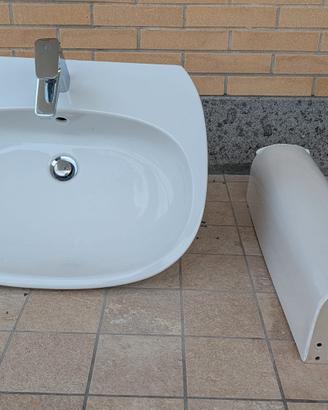 Lavandino bagno completo rubinetto ideal standard 
